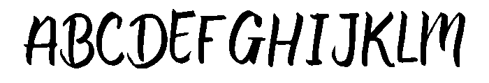 Rouge Regular Font UPPERCASE