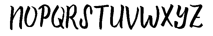 Rouge Regular Font UPPERCASE