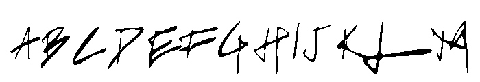 Rough Mira Regular Font UPPERCASE