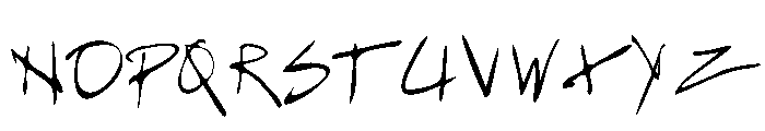 Rough Mira Regular Font UPPERCASE