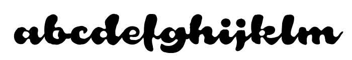 Rough Rakoon In PERSONAL USE Font LOWERCASE