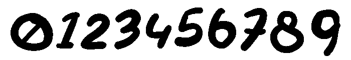 Rough Tagline Font OTHER CHARS