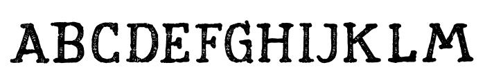 RoughStormsBold Font UPPERCASE