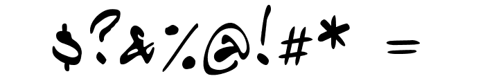 Roughen PERSONAL USE ONLY Font OTHER CHARS