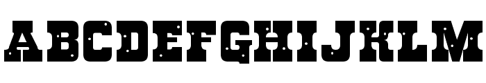 Roughknight Font UPPERCASE
