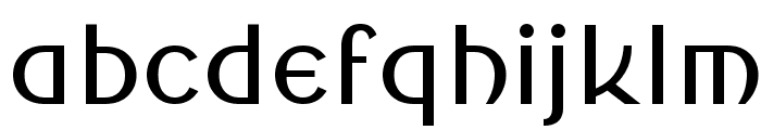 Round Style Basic Font LOWERCASE