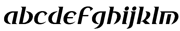 Round Style Bold Oblique FONT