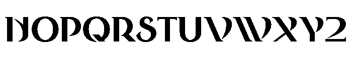 Round Style Bold Font UPPERCASE