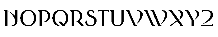 Round Style Book Font UPPERCASE