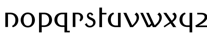 Round Style Simple Font LOWERCASE