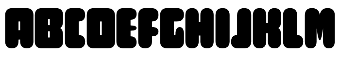 Round Technocrat PERSONAL Bold Font UPPERCASE