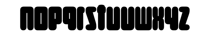 Round Technocrat PERSONAL Regular Font LOWERCASE