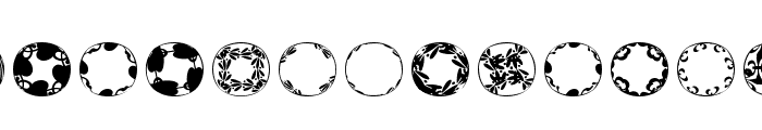 RoundPieces-06 Font LOWERCASE
