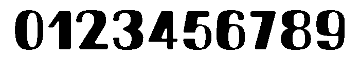 Rounded Bar Regular Font OTHER CHARS