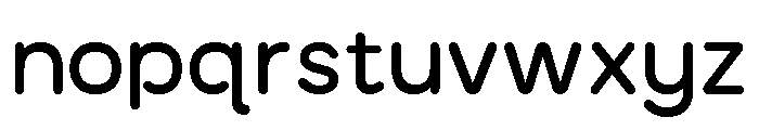 Roundex Regular Font LOWERCASE