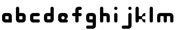 Roundy Regular Font LOWERCASE