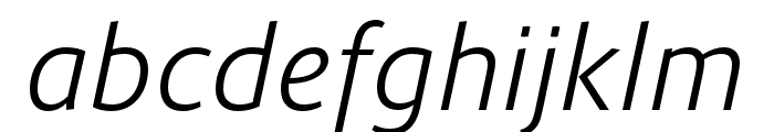 Route 159 Light Italic Font LOWERCASE