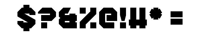 Route 26 Straight Font OTHER CHARS