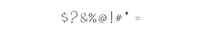 Routhem-Regular Font OTHER CHARS