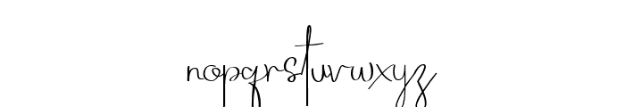 Routhem-Regular Font LOWERCASE