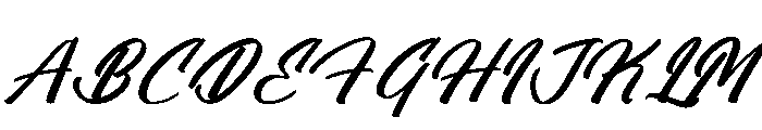 Routhen Joykats DEMO VERSION Italic Font UPPERCASE