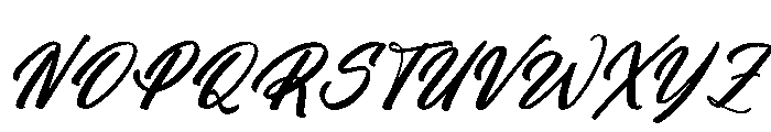 Routhen Joykats DEMO VERSION Italic Font UPPERCASE