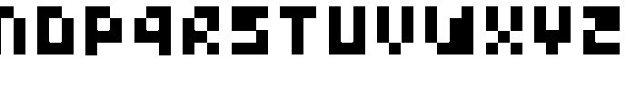 Rove's SmolPixelz Regular Font UPPERCASE