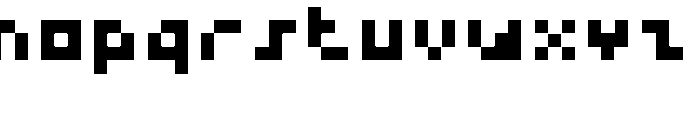 Rove's SmolPixelz Regular Font LOWERCASE