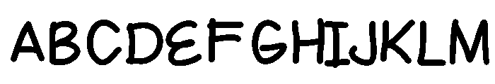 RowisHandwriting Font UPPERCASE