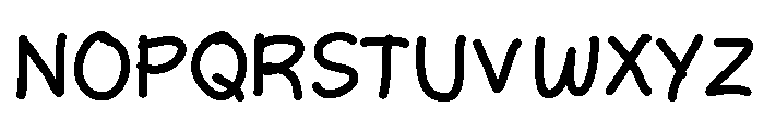 RowisHandwriting Font UPPERCASE