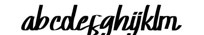 Rowland Caligraphy Font LOWERCASE