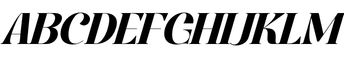 Roxaine Serif PERSONAL USE Italic Font UPPERCASE
