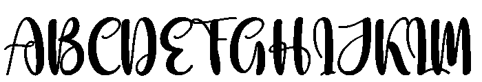 Royal Barbie Font UPPERCASE