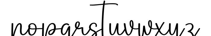 Royal Beach Font LOWERCASE