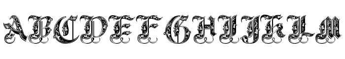 Royal Initialen Font UPPERCASE