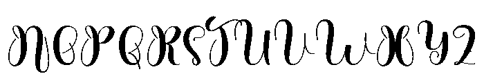 Royal Twinkle Font UPPERCASE