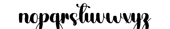 Royal Twinkle Font LOWERCASE