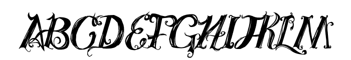 Royal Vanity Font UPPERCASE