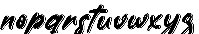 RoystorieHandcrafRegular Font LOWERCASE