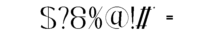 Rozade Font OTHER CHARS