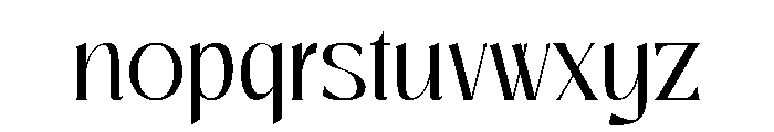 Rozade Font LOWERCASE