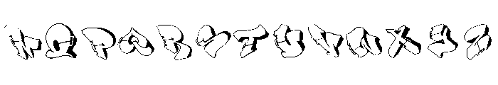 row Font UPPERCASE
