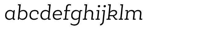 Roble Alt Light Italic Font LOWERCASE