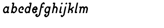 Robotool Bold Italic Font LOWERCASE