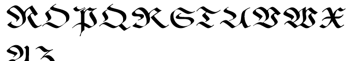 Rockner Regular Font UPPERCASE