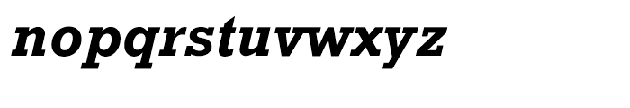 Rockwell Bold Italic Font LOWERCASE