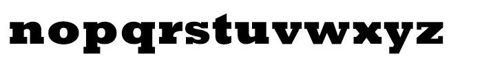 Rockwell Extra Bold Font LOWERCASE