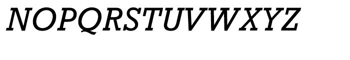 Rockwell Italic Font UPPERCASE
