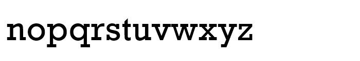 Rockwell WGL Regular Font LOWERCASE