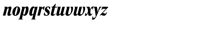 Rocky Compressed Black Italic Font LOWERCASE